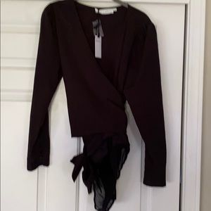 Never worn black body suit